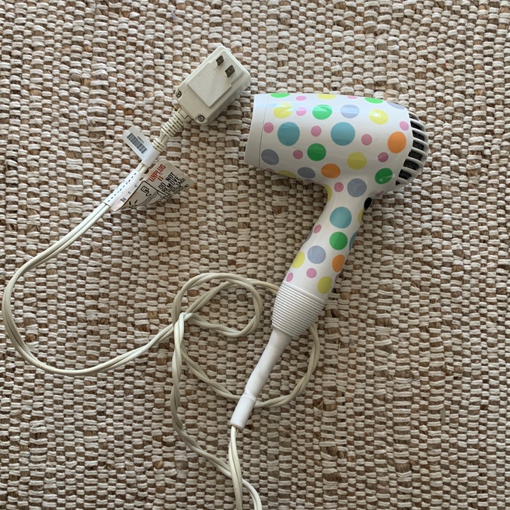 Conair polka dot blow drier
